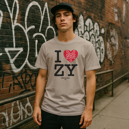 ZOO YORK I LOVE ZY T-SHIRT NATURAL