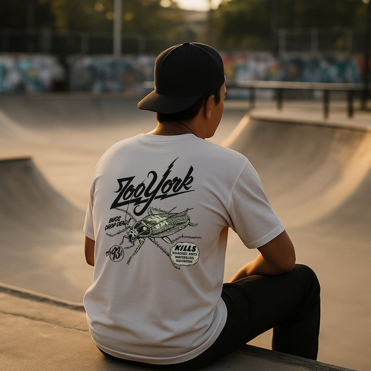ZOO YORK ROACH T-SHIRT NATURAL