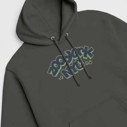 Zoo York Throw Up Hoodie Charcoal - detail