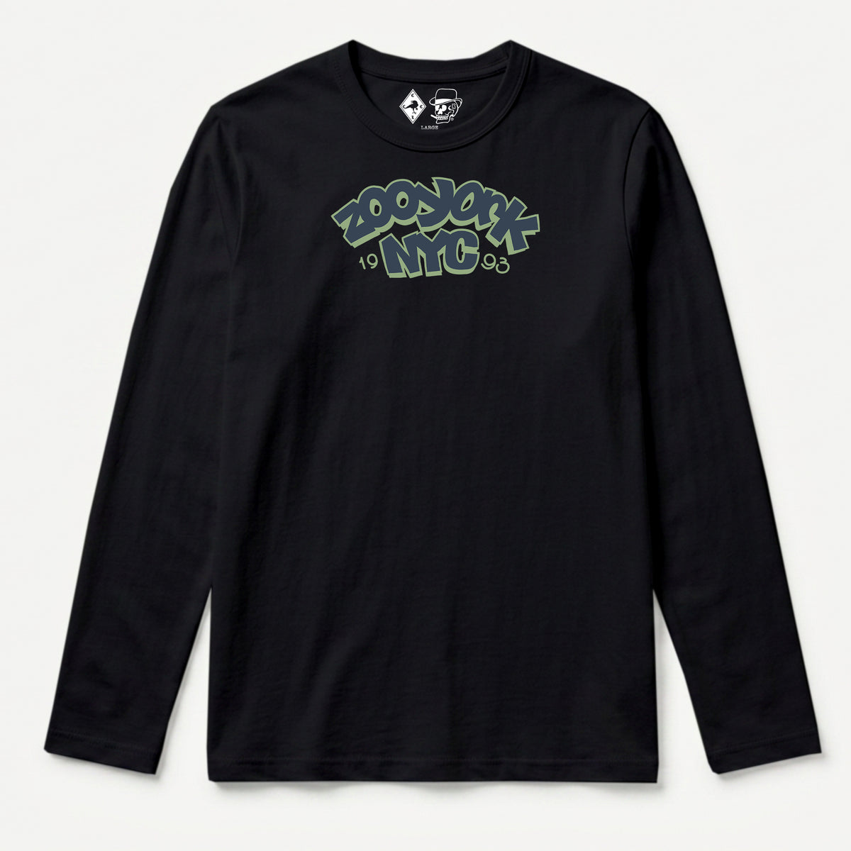 Zoo York Throw Up Long Sleeve T-Shirt Black - front