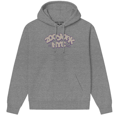 Zoo York Throw Up Hoodie Sport Grey - front