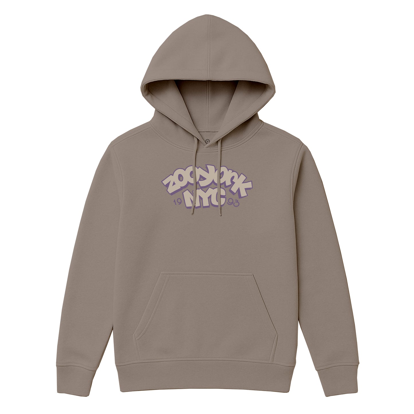 ZOO YORK THROW UP HOODIE STONE
