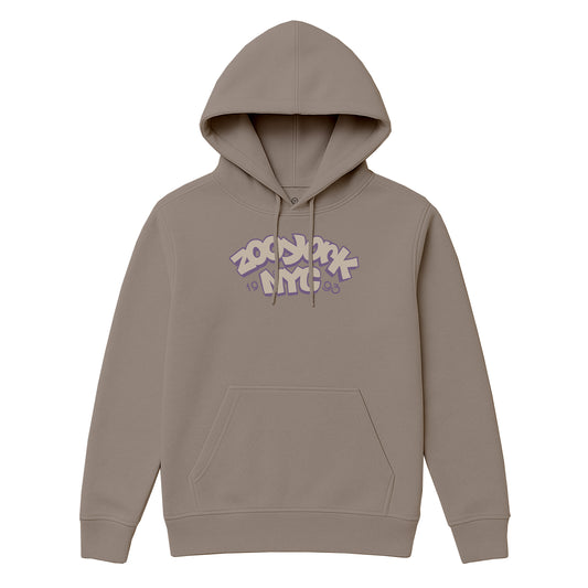 ZOO YORK THROW UP HOODIE STONE