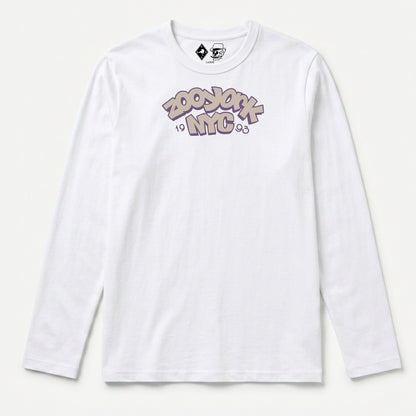Zoo York Throw Up Long Sleeve T-Shirt White - front