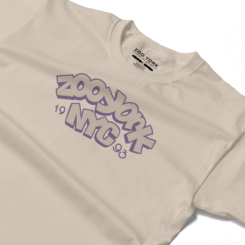 ZOO YORK THROW UP T-SHIRT NATURAL