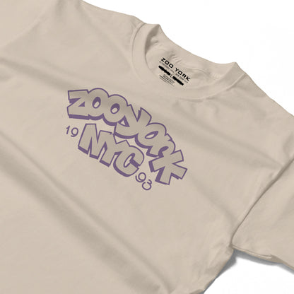 ZOO YORK THROW UP T-SHIRT NATURAL