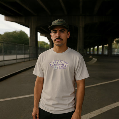 ZOO YORK THROW UP T-SHIRT NATURAL