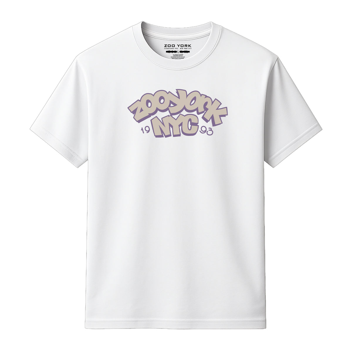 Zoo York Throw Up T-Shirt White - front