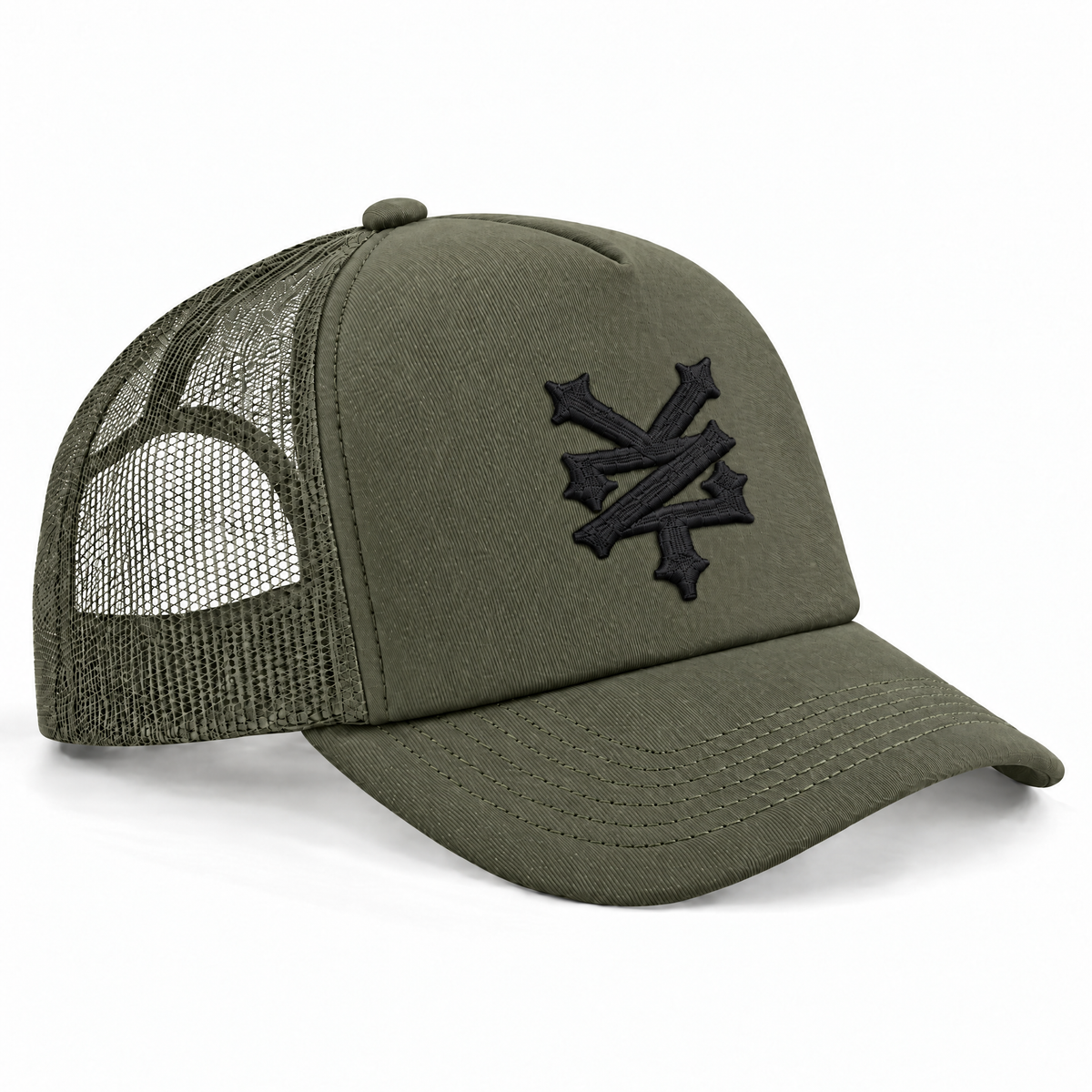 ZOO YORK CRACKERJACK CLASSIC FOAM TRUCKER Olive Green