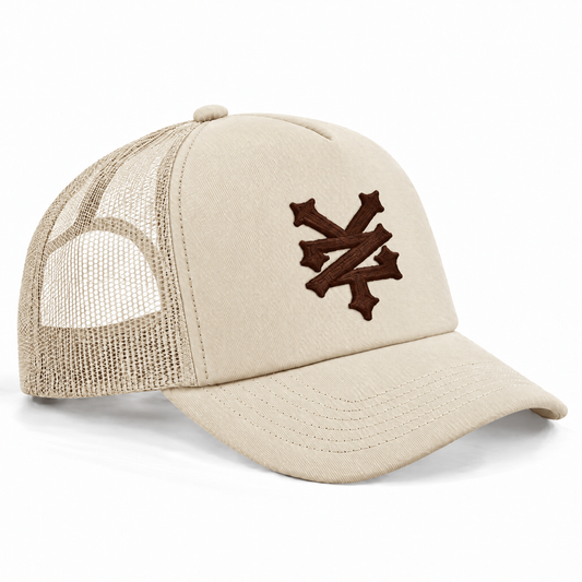ZOO YORK CRACKERJACK CLASSIC FOAM TRUCKER Stone
