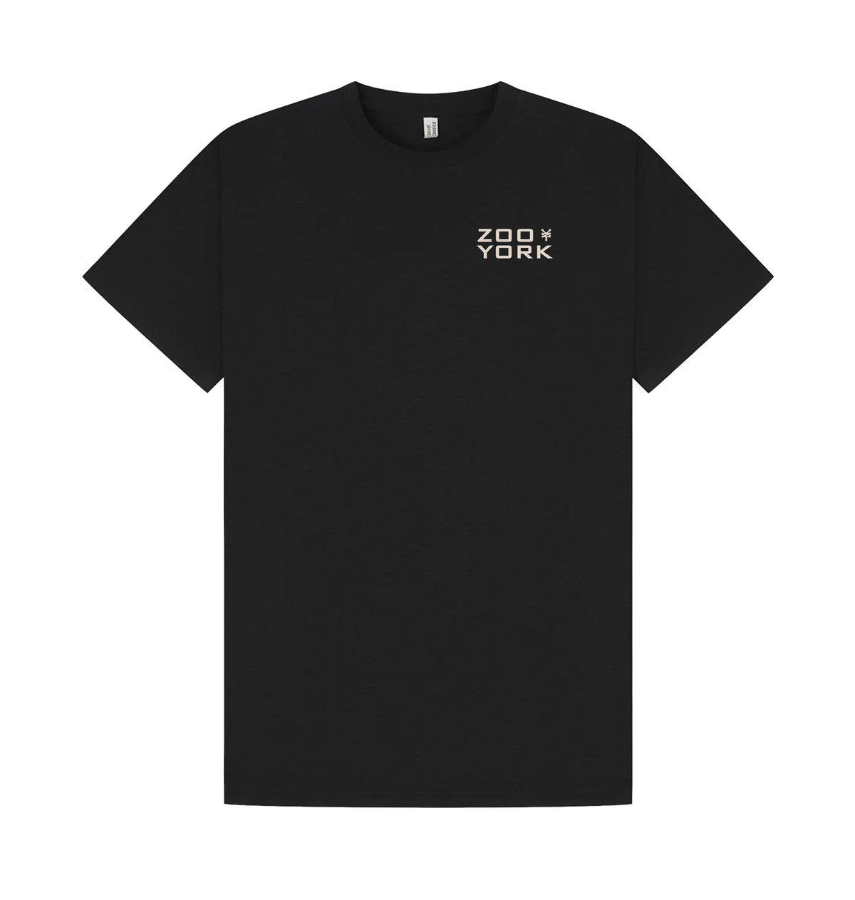 Black Printed T-shirt Front