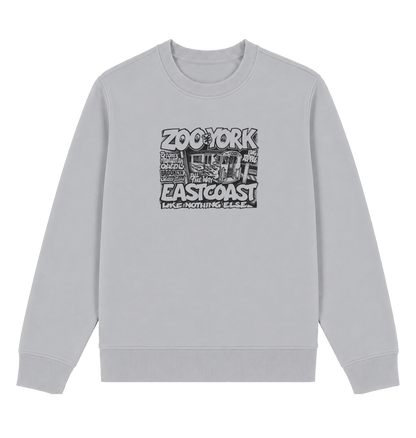 Sport Grey Printed Sweater Front