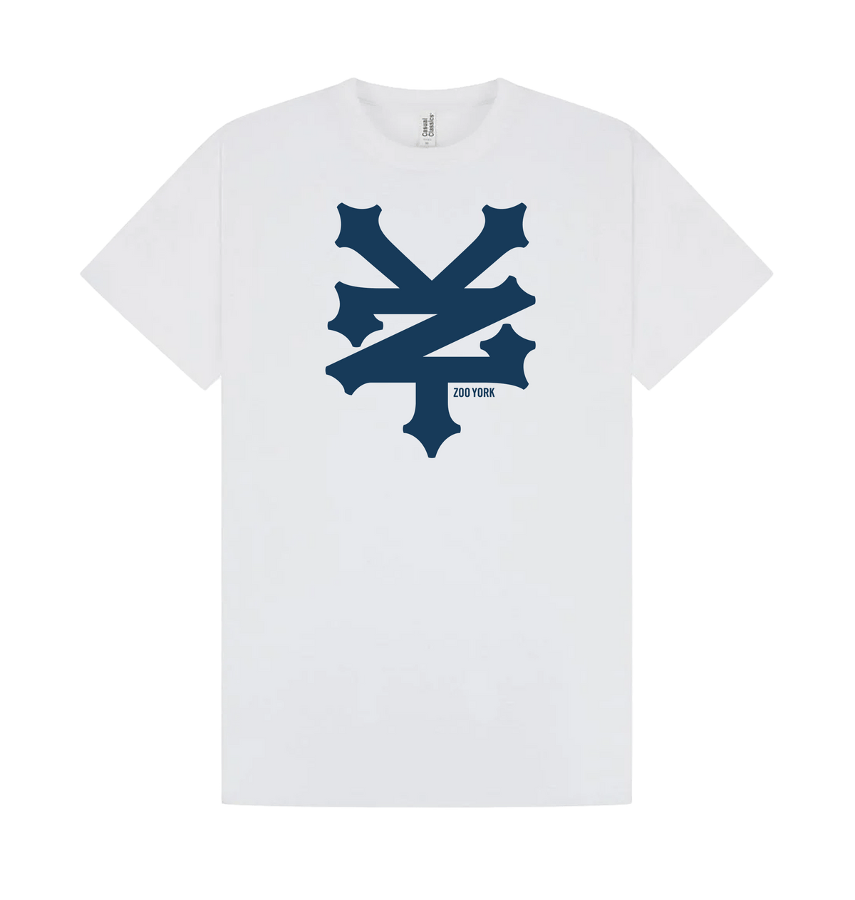 White Printed T-shirt Front