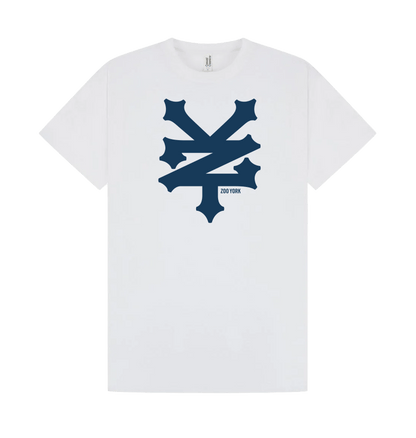 White Printed T-shirt Front