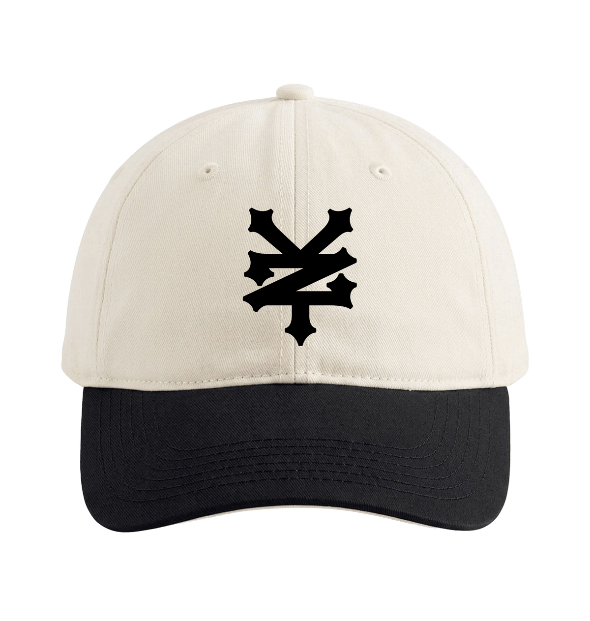 Natural/Black Caps Front