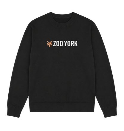 Black Printed Sweater Front