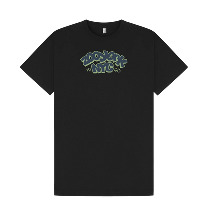 Black Printed T-shirt Front