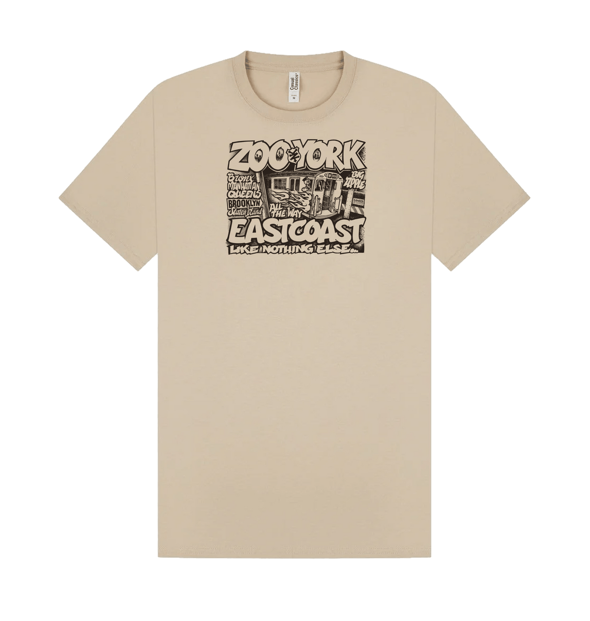 Sand Printed T-shirt Front
