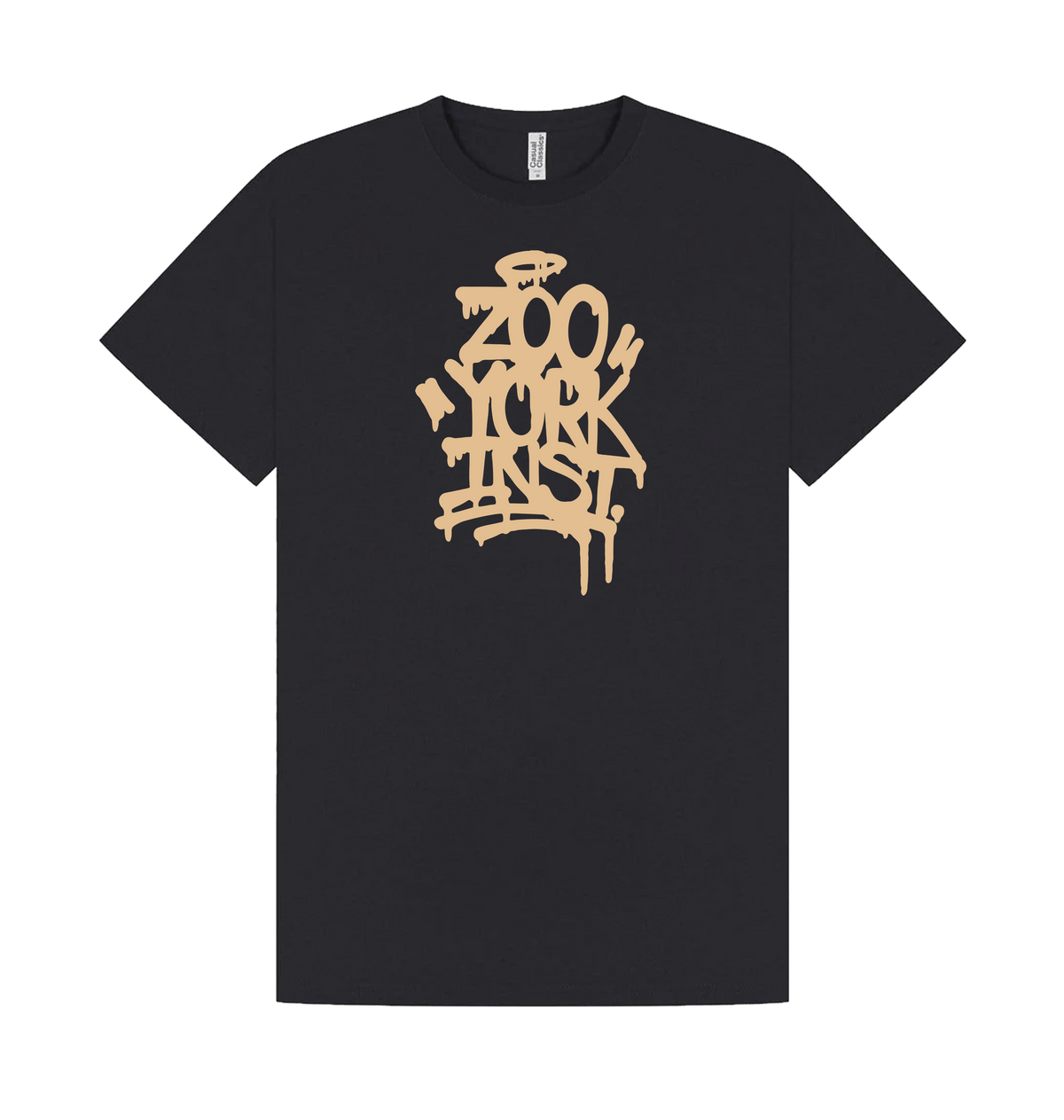 Navy Printed T-shirt Front