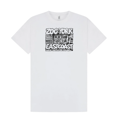 White Printed T-shirt Front