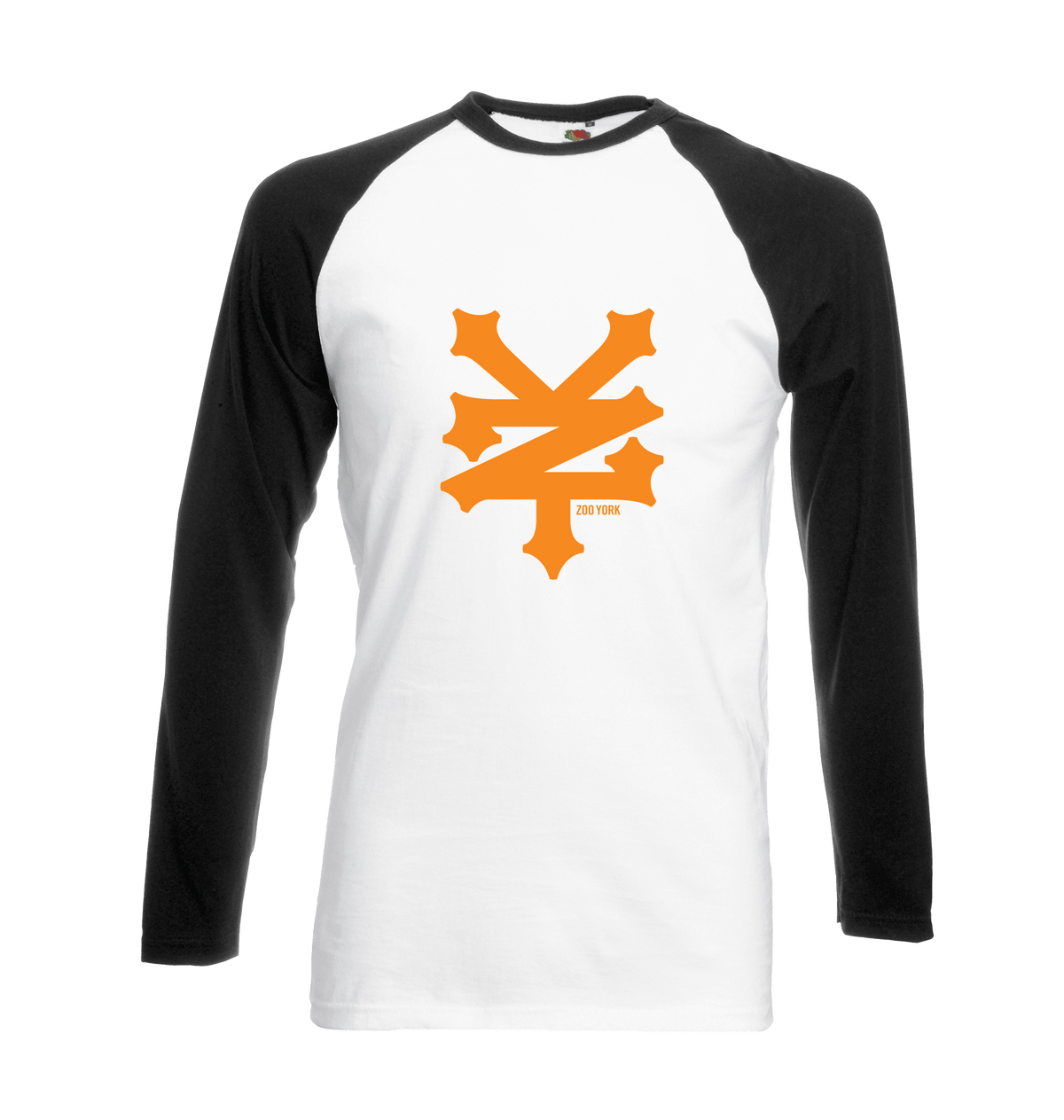 White/Black Printed T-shirt Front