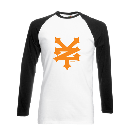 White/Black Printed T-shirt Front