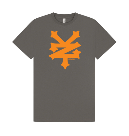 Charcoal Printed T-shirt Front