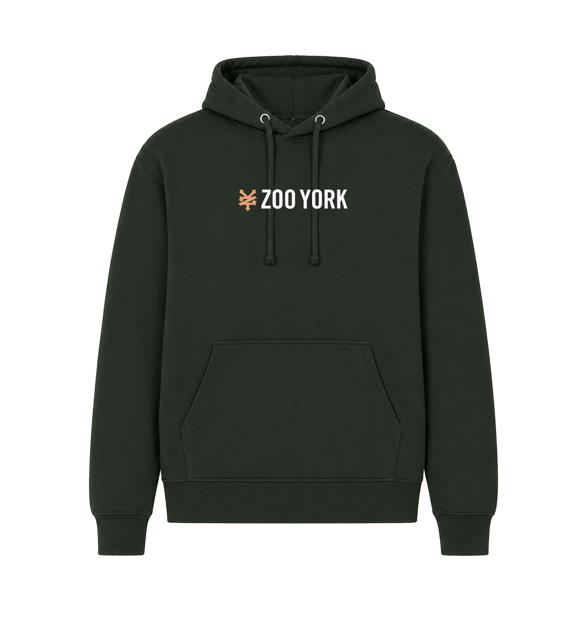 Forest Green Printed Hoody Front