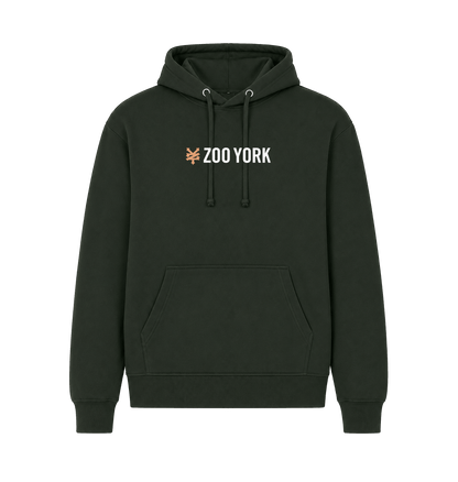 Forest Green Printed Hoody Front