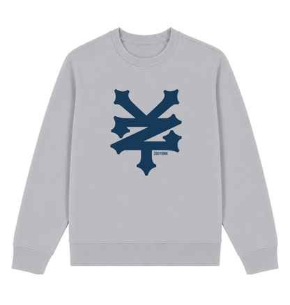Sport Grey Printed Sweater Front