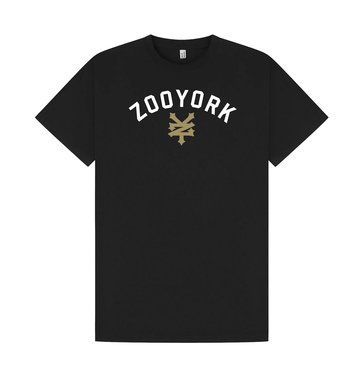 Black Printed T-shirt Front