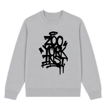 Sport Grey Printed Sweater Front