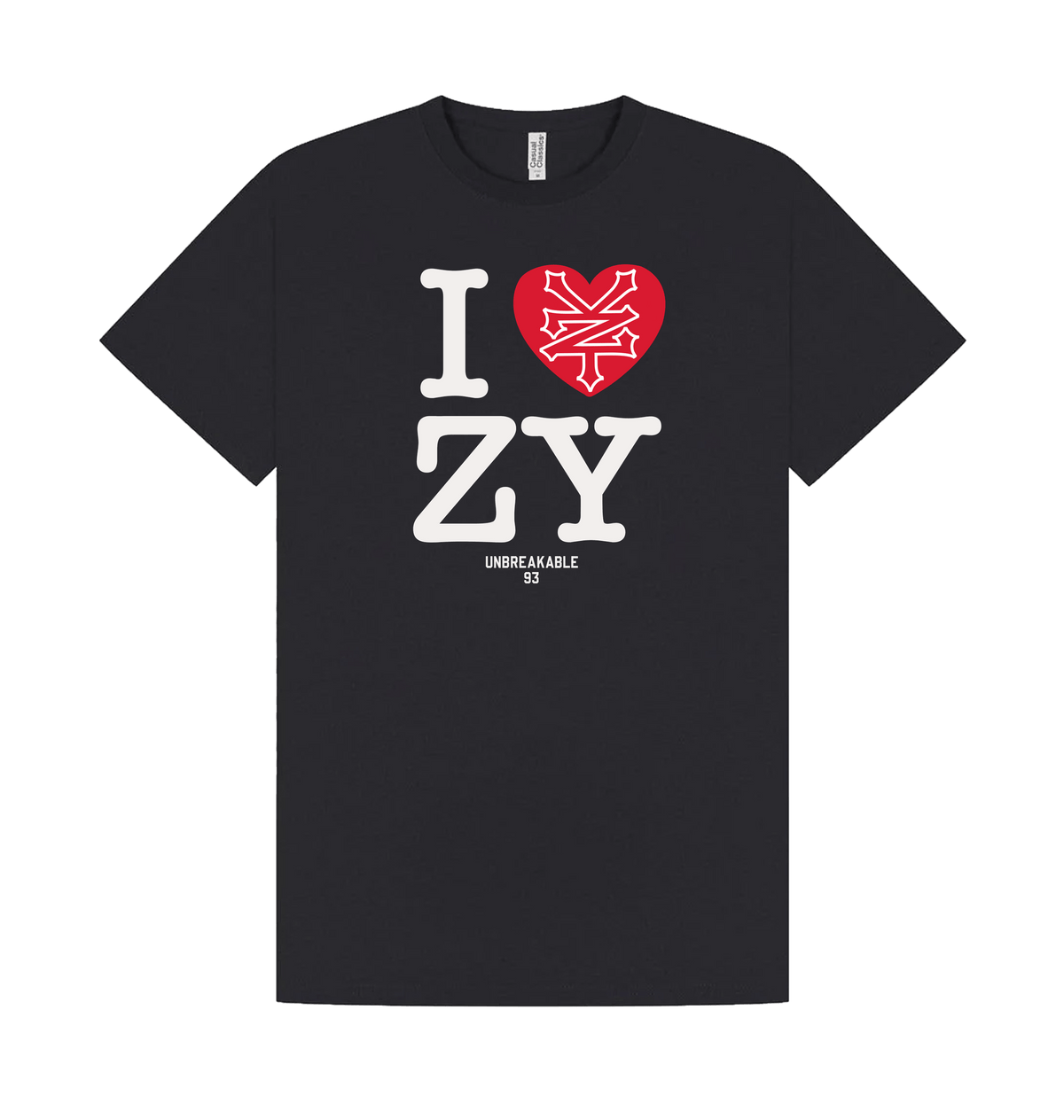 Navy Printed T-shirt Front