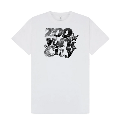 White Printed T-shirt Front