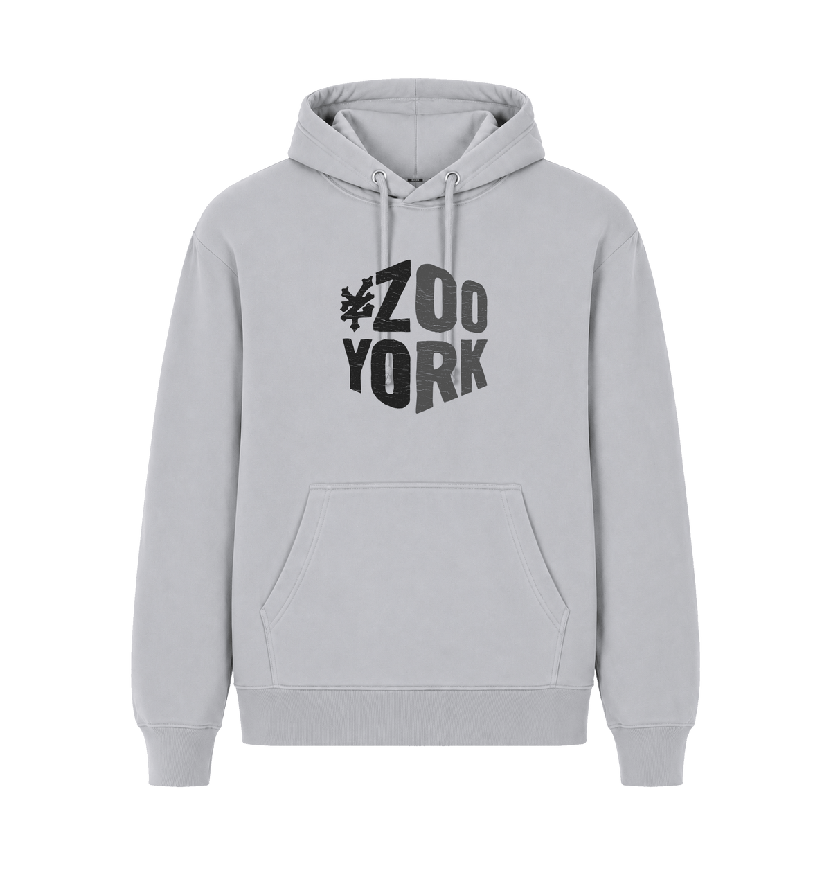 Sport Grey Printed Hoody Front